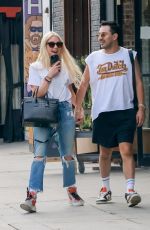 ASHLEY BENSON Walks Hand in Hand with a Mystery Man in Los Feliz 06/04/2022