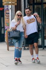 ASHLEY BENSON Walks Hand in Hand with a Mystery Man in Los Feliz 06/04/2022