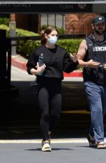 ASHLEY GREENE and Paul Khoury Leaves a Gym in Los Angeles 06/08/2022