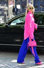 ASHLEY ROBERTS Arrives at Heart Radio in London 06/07/2022