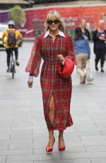 ASHLEY ROBERTS Arrives at Heart Radio in London 06/30/2022