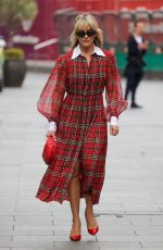 ASHLEY ROBERTS Arrives at Heart Radio in London 06/30/2022