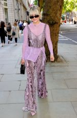 ASHLEY ROBERTS Arrives at Playhouse Theatre in London 06/01/2022