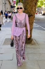 ASHLEY ROBERTS Arrives at Playhouse Theatre in London 06/01/2022
