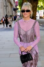 ASHLEY ROBERTS Arrives at Playhouse Theatre in London 06/01/2022