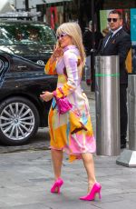 ASHLEY ROBERTS Leaves Global Radio Studios in Londn 06/09/2022