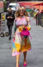 ASHLEY ROBERTS Leaves Global Radio Studios in Londn 06/09/2022