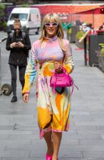 ASHLEY ROBERTS Leaves Global Radio Studios in Londn 06/09/2022