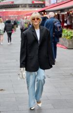 ASHLEY ROBERTS Leaves Global Radio Studios in London 06/01/2022
