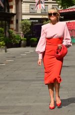 ASHLEY ROBERTS Leaves Global Radio Studios in London 06/27/2022