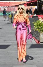ASHLEY ROBERTS Leaves Heart FM Breakfast Show in London 06/13/2022