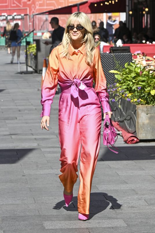 ASHLEY ROBERTS Leaves Heart FM Breakfast Show in London 06/13/2022