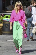 ASHLEY ROBERTS Leaves Heart FM Breakfast Show in London 06/20/2022
