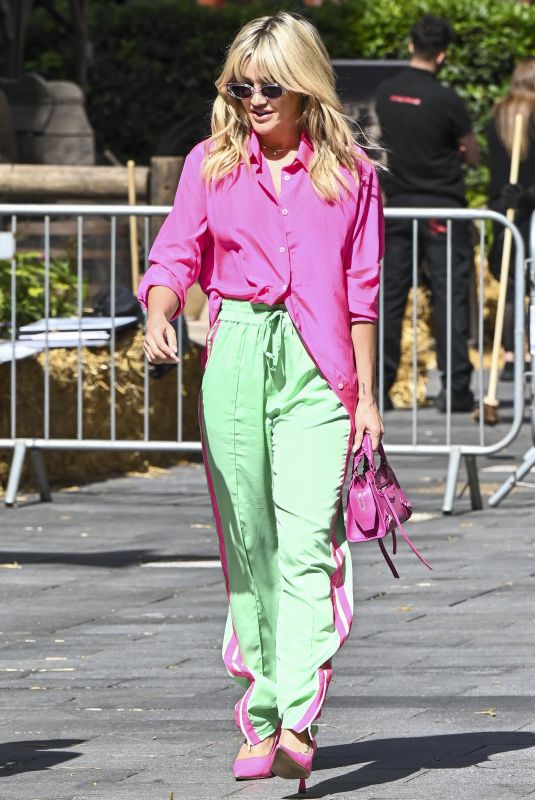 ASHLEY ROBERTS Leaves Heart FM Breakfast Show in London 06/20/2022