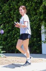 ASHLEY TISDALE Heading to Workout in Los Angeles 05/31/2022