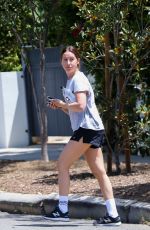 ASHLEY TISDALE Heading to Workout in Los Angeles 05/31/2022