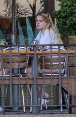 AVA PHILLIPPE Out for Lunch with Friend at Coral Tree Cafe in Brentwood 06/17/2022
