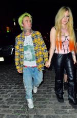 AVRIL LAVIGNE and Mod Sun Leaves a Party in New York 06/28/2022