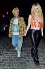 AVRIL LAVIGNE and Mod Sun Leaves a Party in New York 06/28/2022