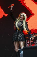 AVRIL LAVIGNE Performs at Boston Calling 2022 Festival 05/27/2022