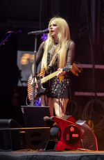 AVRIL LAVIGNE Performs at Boston Calling 2022 Festival 05/27/2022