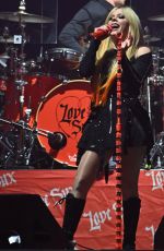 AVRIL LAVIGNE Performs at Machine Gun Kelly Mainstream Sellout Tour at State Farm Arena in Atlanta 06/17/2022