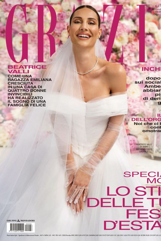 BEATRICE VALLI in Grazia Magazine, Italy June 2022