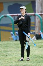BECCA KUFRIN and Thomas Jacobs Out with Their Dogs in Los Angeles 05/30/2022
