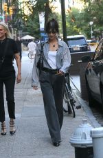 BELLA and YOLANDA HADID Heading to Zero Bond in New York 06/17/2022