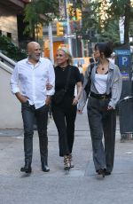 BELLA and YOLANDA HADID Heading to Zero Bond in New York 06/17/2022