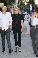 BELLA and YOLANDA HADID Heading to Zero Bond in New York 06/17/2022