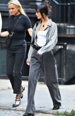 BELLA and YOLANDA HADID Out in New York 06/17/2022