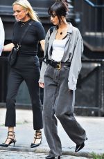 BELLA and YOLANDA HADID Out in New York 06/17/2022