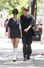 BELLA HADID and Marc Kalman Out in New York 06/04/2022