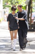 BELLA HADID and Marc Kalman Out in New York 06/04/2022