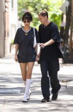BELLA HADID and Marc Kalman Out in New York 06/04/2022