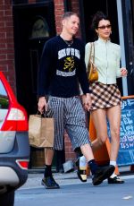 BELLA HADID and Marc Kalman Out in New York 06/19/2022