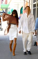 BELLA HADID and Marc Kalman Out in New York 06/28/2022