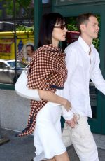 BELLA HADID and Marc Kalman Out in New York 06/28/2022