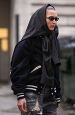 BELLA HADID leaves Marc Jacobs Show in New York 06/27/2022