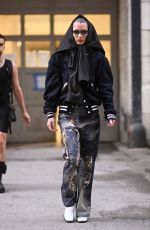 BELLA HADID leaves Marc Jacobs Show in New York 06/27/2022