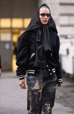 BELLA HADID leaves Marc Jacobs Show in New York 06/27/2022