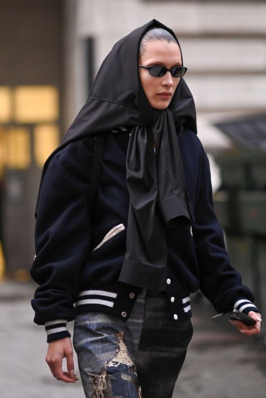 BELLA HADID leaves Marc Jacobs Show in New York 06/27/2022