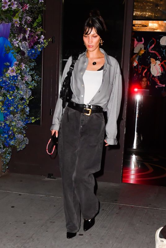 BELLA HADID Night Out in New York 06/17/2022