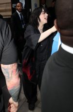 BILLIE EILISH Arrives at Late Late Show with James Corden in London 06/27/2022