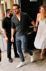 BLAKE LIVELY and Ryan Reynolds Leaves a Studio in New York 06/11/2022
