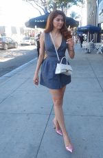 BLANCA BLANCO Leaves Mirame Restaurant in Beverly Hills 06/18/2022