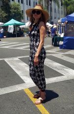 BLANCA BLANCO Out at Her Local Farmers Market in Beverly Hills 06/26/2022