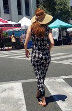 BLANCA BLANCO Out at Her Local Farmers Market in Beverly Hills 06/26/2022
