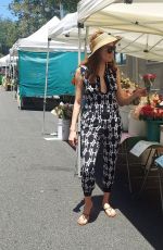 BLANCA BLANCO Out at Her Local Farmers Market in Beverly Hills 06/26/2022